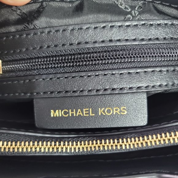 Michael Kors Whitney Quilted Small Chain Shoulder Tote Black Leather - Picture 14 of 16